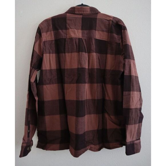 Carhartt Women's Sz L (12-14) Rugged Flex Loose Fit Midweight L/S Flannel Shirt - Picture 2 of 10